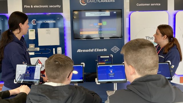 Pupils catch the (apprenticeship) bus