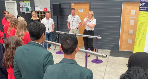 Interwell site visit energises senior pupils