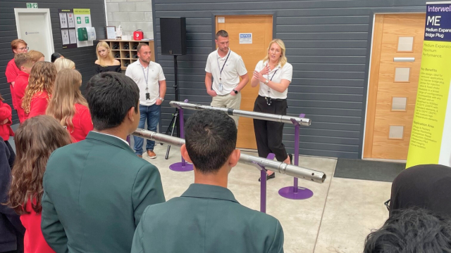 Interwell site visit energises senior pupils