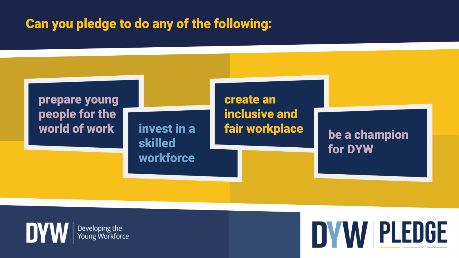 Four pledge areas