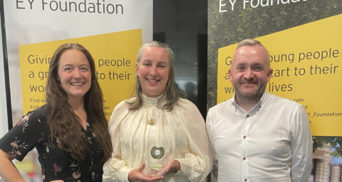 DYW North East named Education Partner of the Year at EY Foundation Scotland Impact Awards
