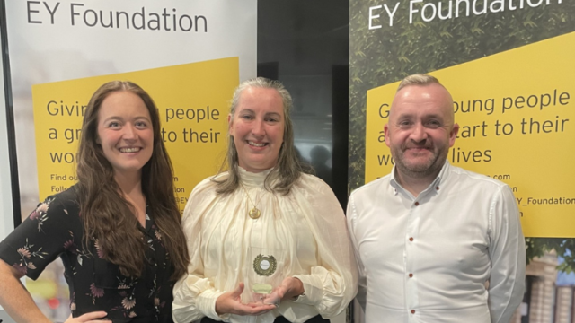 DYW North East named Education Partner of the Year at EY Foundation Scotland Impact Awards